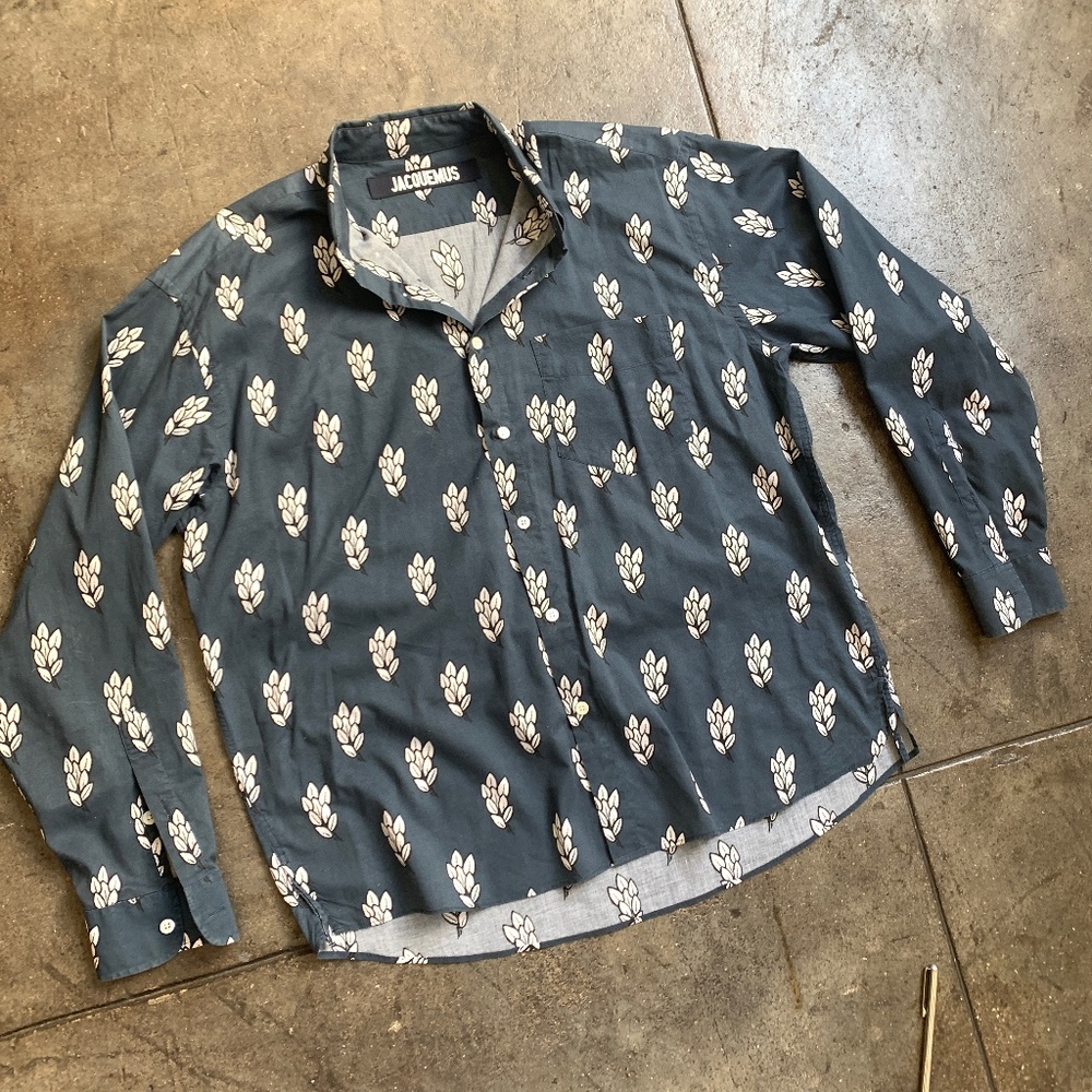 Jacquemus Shirt w/ Leaves print inside and out
